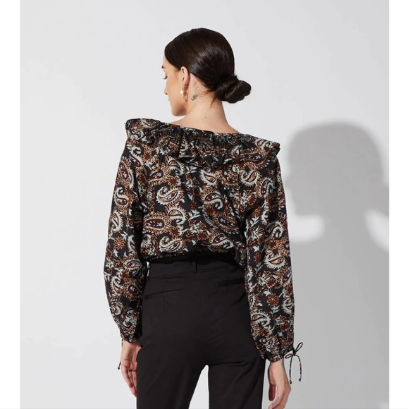 Cleobella NWT 100% organic cotton Jillian Blouse size XS - Picture 7 of 8